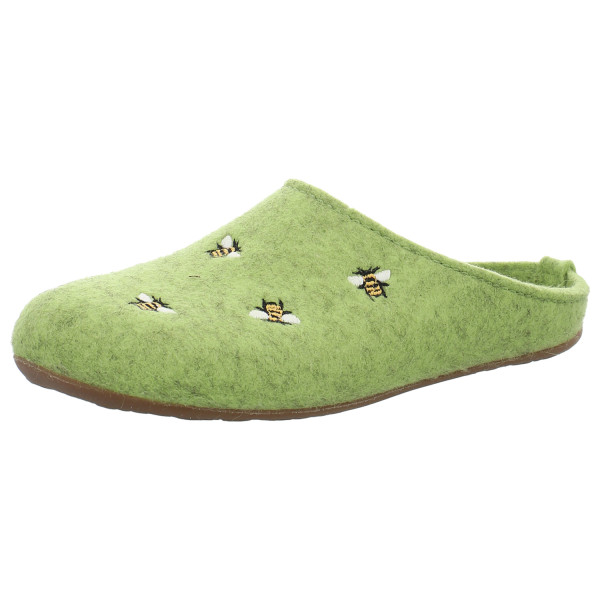 Haflinger Hausschuhe Everest Api canarygreen - Bild 1