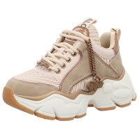 Buffalo Sneaker Binary Quilt beige/cream/bronze