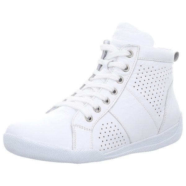 Andrea Conti Stiefeletten weiß - Bild 1