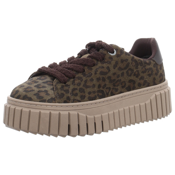 Tamaris Schnürschuhe olive leopard - Bild 1