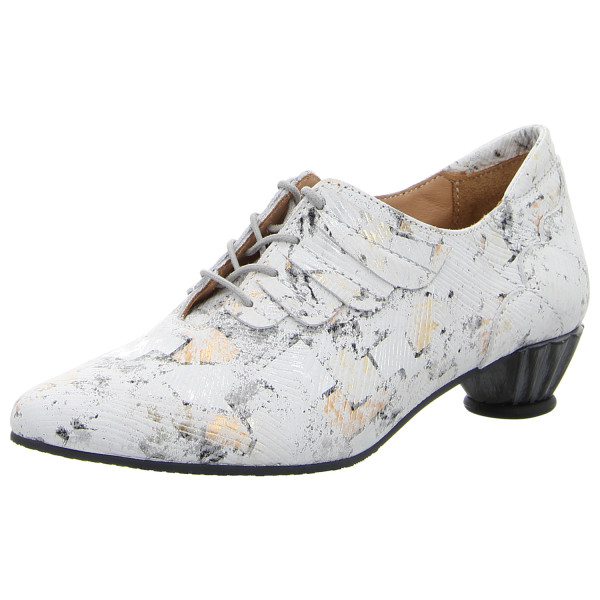 Simen Schnürpumps grau gelb - Bild 1