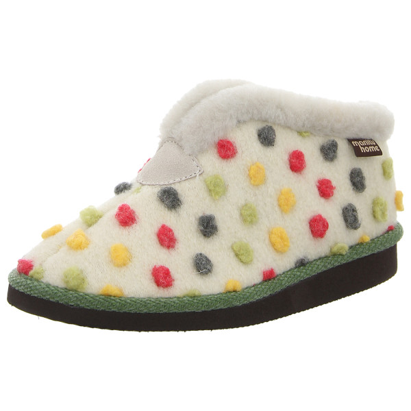 Manitu Hausschuhe beige-kombi - Bild 1