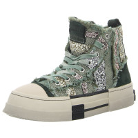 Rebecca White Sneaker mix glitter green