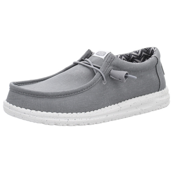 Hey Dude Schnürschuhe Wally Stretch Canvas light grey - Bild 1