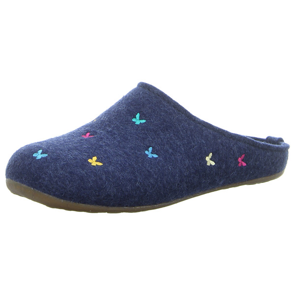 Haflinger Hausschuhe Everest Farfalline jeans - Bild 1