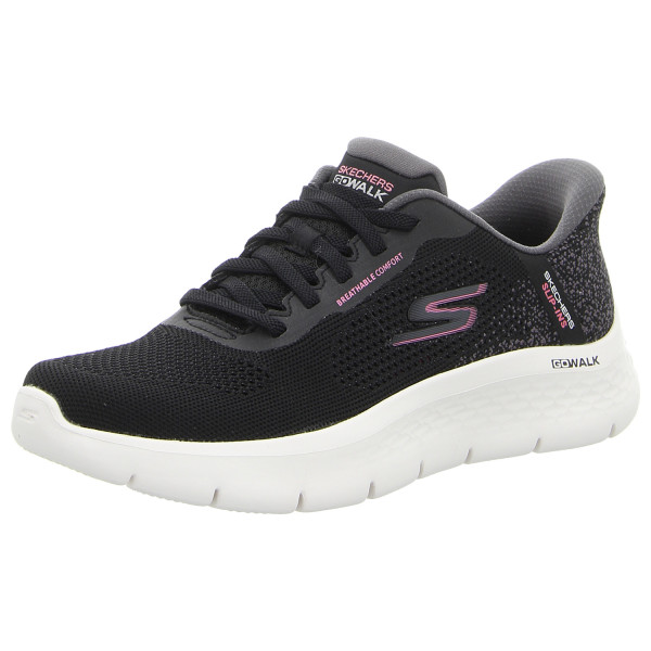 Skechers Slipper Go Walk Flex black/white - Bild 1