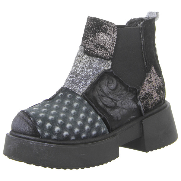 Papucei Stiefeletten black pattern - Bild 1