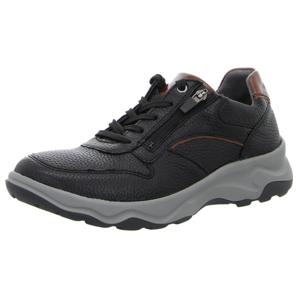 Waldläufer Schnürschuhe H-Max schwarz cognac - Bild 1