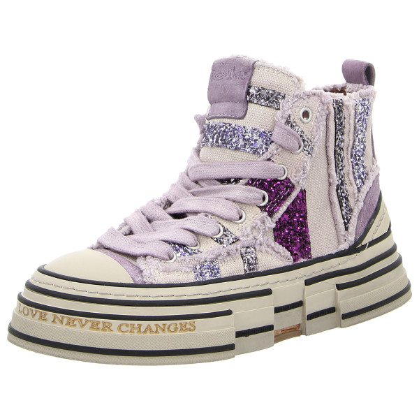 Rebecca White Sneaker glitter lavanta - Bild 1