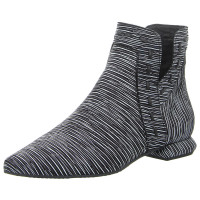 Simen Stiefeletten schwarz/weiss