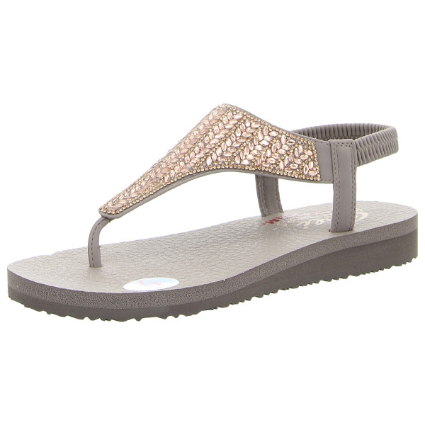 Skechers Zehentrenner Meditation taupe/rhinestone - Bild 1