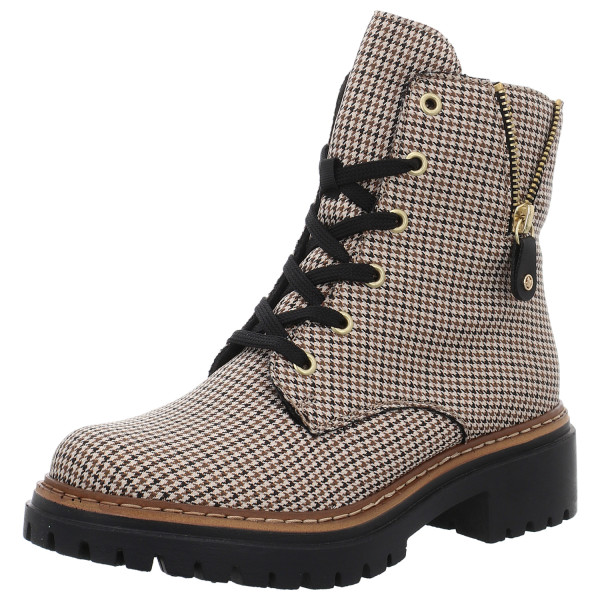 Rieker Stiefeletten beige-schwarz/schwar - Bild 1