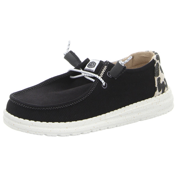 Hey Dude Schnürschuhe Wendy Leopard black - Bild 1