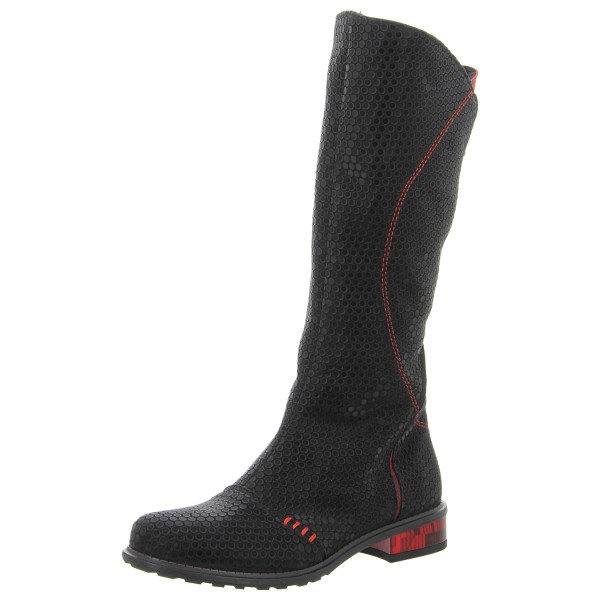 Simen Stiefel schwarz rot - Bild 1