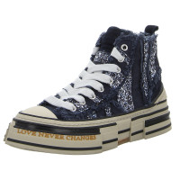 Rebecca White Sneaker glitter navy