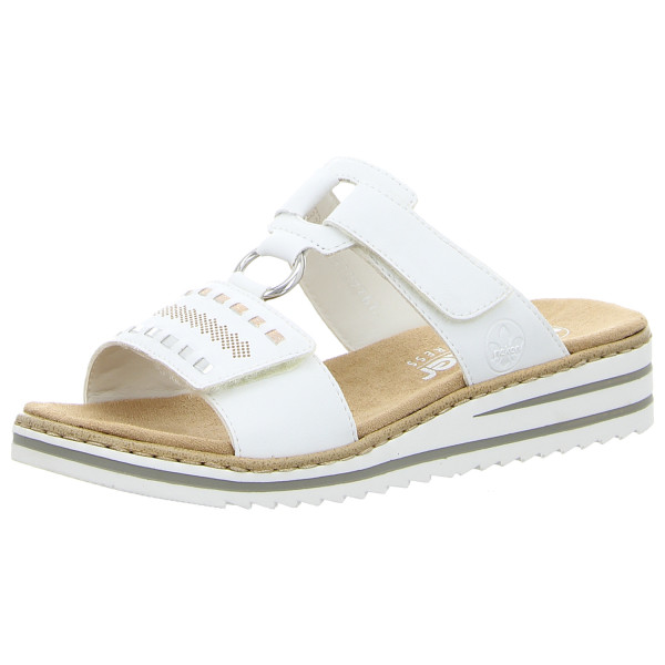 Rieker Pantoletten weiss - Bild 1