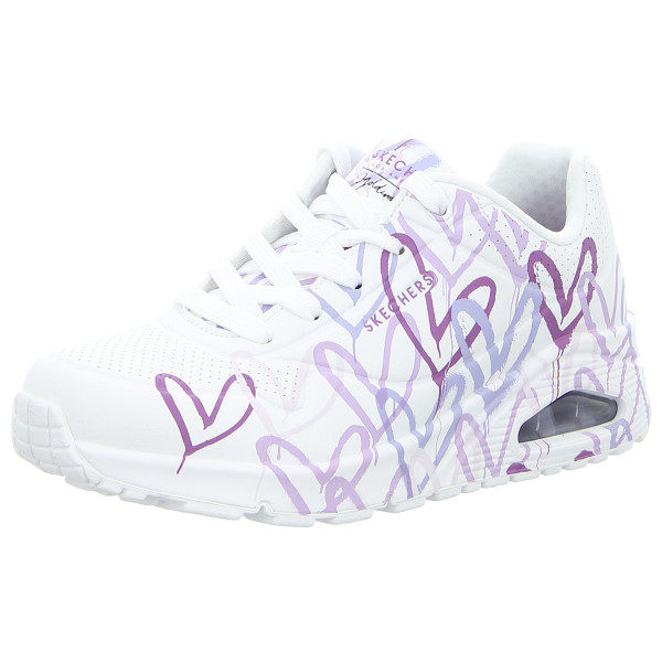 Skechers Sneaker UNO Spread the Love white/multi purple - Bild 1