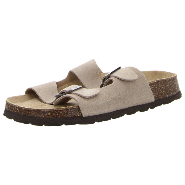 neu B Pantoletten Baviera taupe - Bild 1