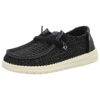 Hey Dude Schnürschuhe Wendy Frayed Canvas black