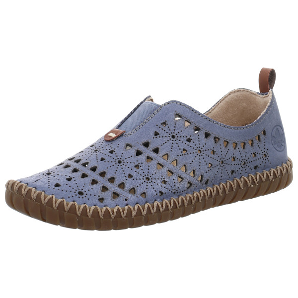 Rieker Slipper blau - Bild 1