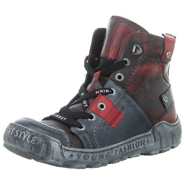 Krisbut Stiefeletten rot-kombi - Bild 1