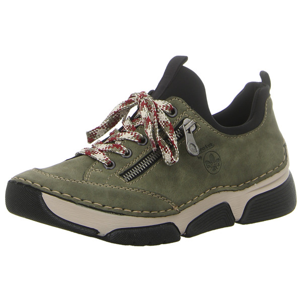 Rieker Schnürschuhe grün - Bild 1