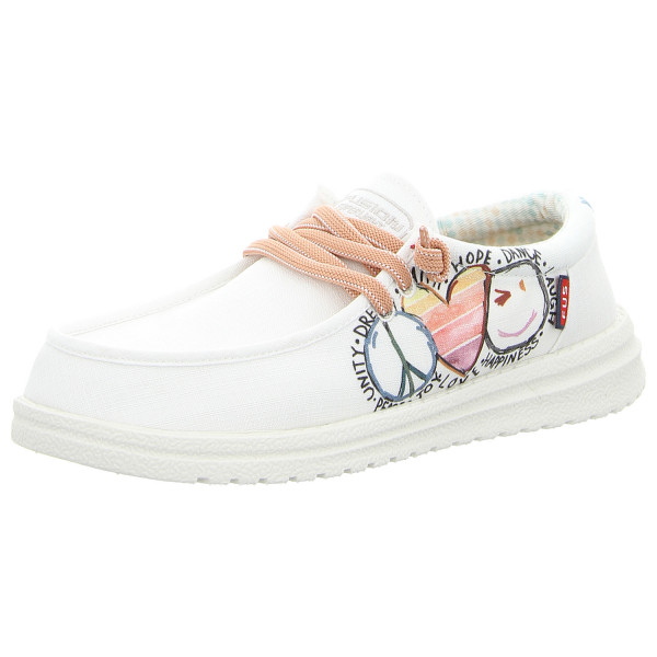 Fusion Schnürschuhe Emma Print white - Bild 1