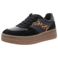 Tamaris Schnürschuhe black/leopard