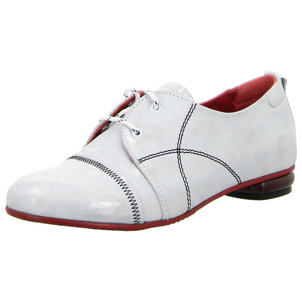 Simen Schnürschuhe silbern/rot - Bild 1