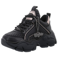 Buffalo Sneaker Binary Quilt black/pewter