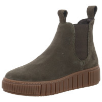 Tamaris Chelsea olive suede