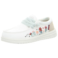 Fusion Schnürschuhe Emma Print flowers white