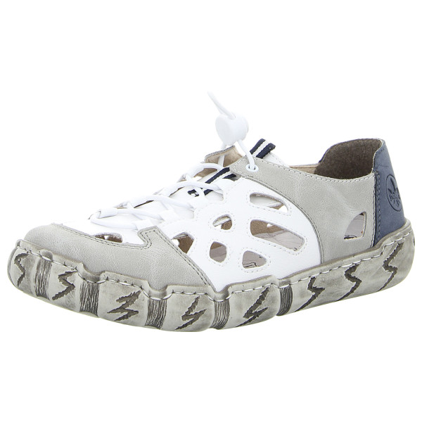 Rieker Slipper weiss kombi - Bild 1