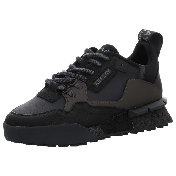 Replay Sneaker Field Speed Raw black dk grey - Bild 1