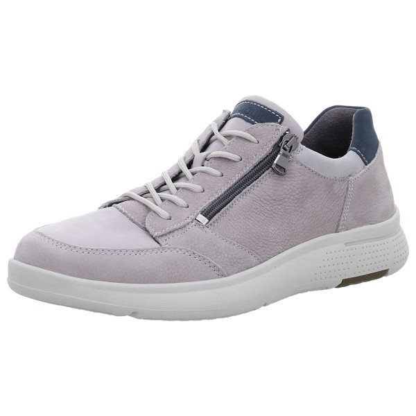 Waldläufer Schnürschuhe Heiko hellgrau jeans - Bild 1