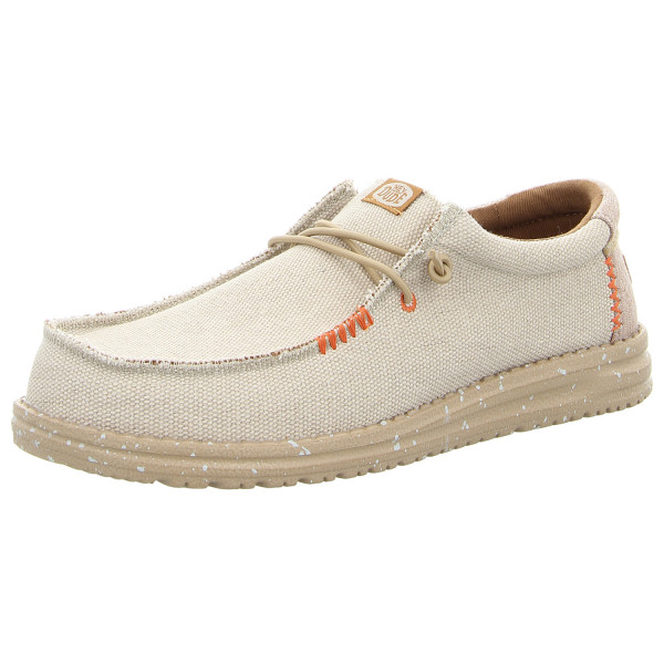 Hey Dude Schnürschuhe Wally Coastline Jute silver - Bild 1