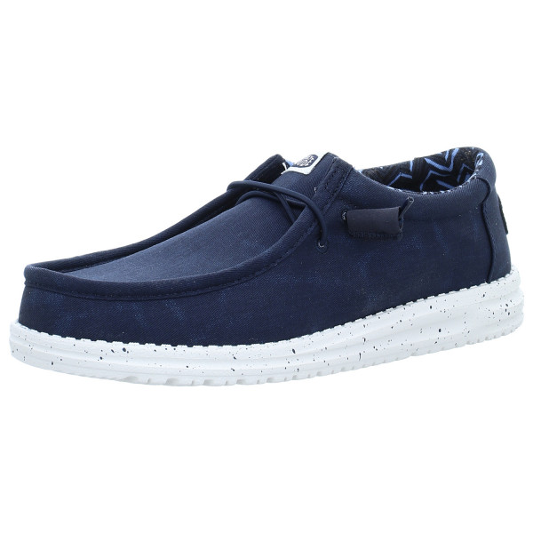 Hey Dude Schnürschuhe Wally Stretch Canvas navy - Bild 1