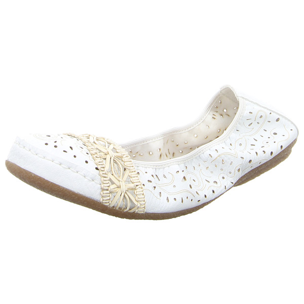 Rieker Ballerinas weiss - Bild 1